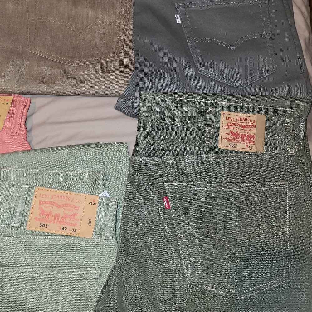 Levi 501 shrink to fit jeans